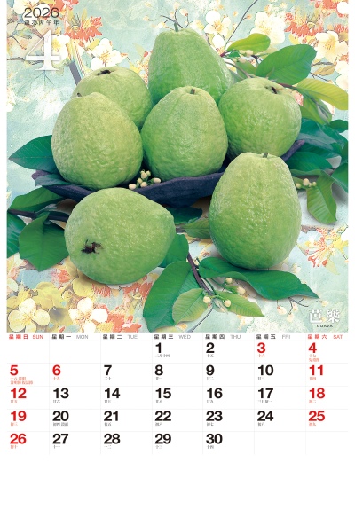 芭樂月曆製作-4月份