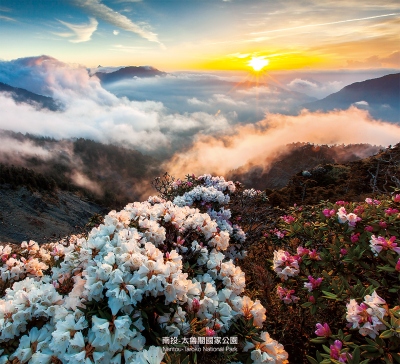 南投太魯閣國家公園雪景月曆製作-1月份