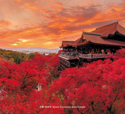 京都清水寺月曆製作-11月份