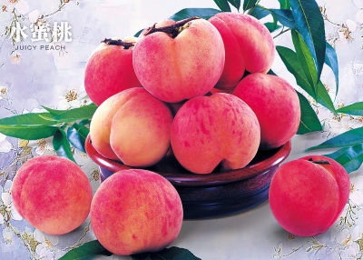 水蜜桃桌曆製作-7月份