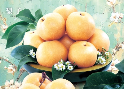 梨子桌曆製作-8月份