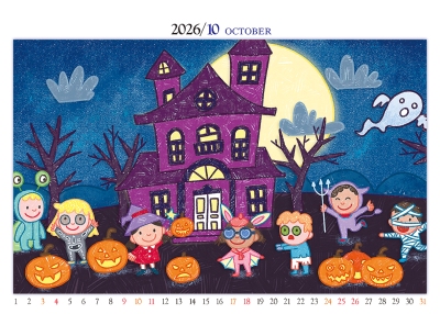 控土窯桌曆製作-10月份