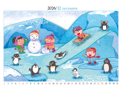 聖誕布置桌曆製作-12月份