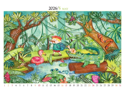 螢火蟲桌曆製作-5月份